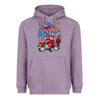 Lavender 4th of july truck  1 Heavyweight Hoodie - BundleAndBundleShop