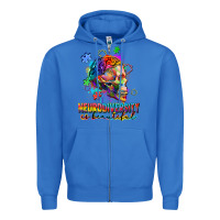 True Royal Neurodiversity is beautiful Zipper Hoodie - FaDigitalArtStudio