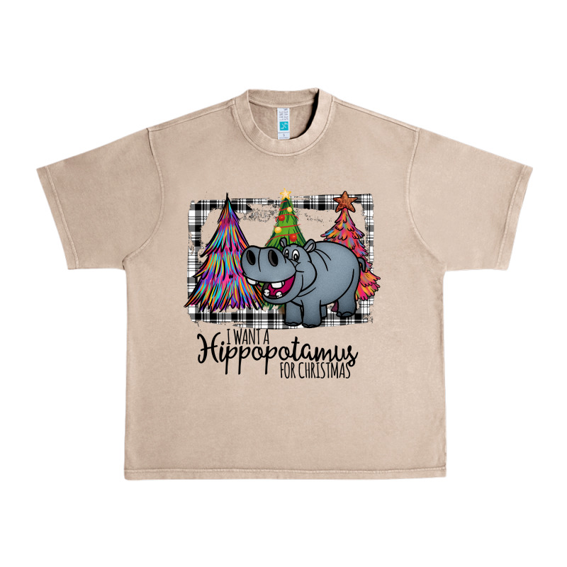 I Want Hippopotamus For Christmas Urban Heavy Tee by Bettercallsaul | Teevron