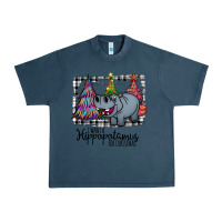 Midnight Navy I Want Hippopotamus For Christmas Urban Heavy Tee - Bettercallsaul