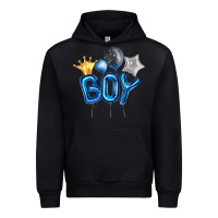 Black Birthday Boy Balloon Urban Hoodie - Artiststas