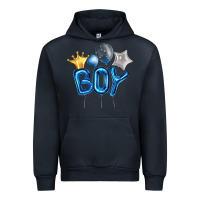 Navy Birthday Boy Balloon Urban Hoodie - Artiststas