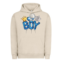 Pigment French Oak Birthday Boy Balloon Urban Hoodie - Artiststas