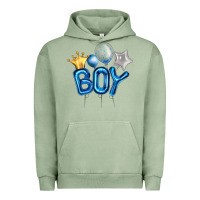 Pigment Oil Green Birthday Boy Balloon Urban Hoodie - Artiststas