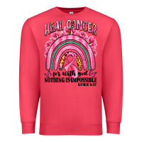 Cardinal heal cancer rainbow Premium Sweatshirt - LillyAllenDesigns