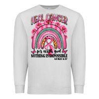 Dove Grey heal cancer rainbow Premium Sweatshirt - LillyAllenDesigns