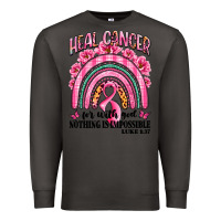 Smoke heal cancer rainbow Premium Sweatshirt - LillyAllenDesigns