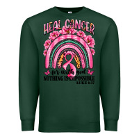 Sports Green heal cancer rainbow Premium Sweatshirt - LillyAllenDesigns