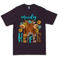 Plum moody cow Premium Tee - NancyCooperArtShop