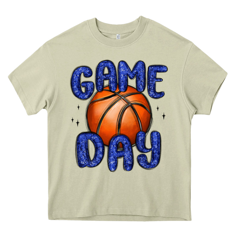 Game Day Basketball Heavy Core Tee by MaliasSmallBusiness | Teevron
