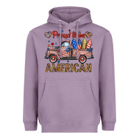 Lavender proud to be american truck Heavyweight Hoodie - BundleAndBundleShop
