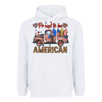 White proud to be american truck Heavyweight Hoodie - BundleAndBundleShop