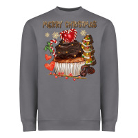 Storm merry christmas cupcake chocolate Heavyweight Sweatshirt - CowGirlArtShop