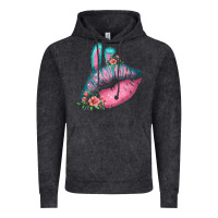 Vintage Black Eared Turquoise Pink Easter Lips Vintage Hoodie - Bettercallsaul