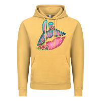 Vintage Mustard Eared Turquoise Pink Easter Lips Vintage Hoodie - Bettercallsaul