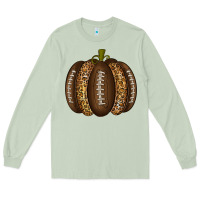 Matcha American Football Pumpkin Long Sleeve Tee - texasbilliewilder