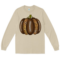 Mushroom American Football Pumpkin Long Sleeve Tee - texasbilliewilder