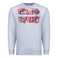 Heather Grey breast cancer emt emergency medical technician Premium Sweatshirt - LillyAllenDesigns