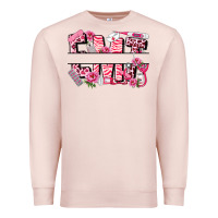 Pale Pink breast cancer emt emergency medical technician Premium Sweatshirt - LillyAllenDesigns