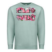 Seafoam breast cancer emt emergency medical technician Premium Sweatshirt - LillyAllenDesigns