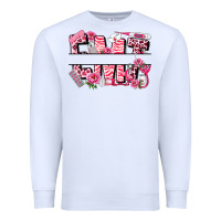 White breast cancer emt emergency medical technician Premium Sweatshirt - LillyAllenDesigns