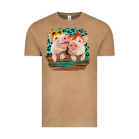 Vintage Camel Cute Couple Pigs Vintage Tee - Bettercallsaul