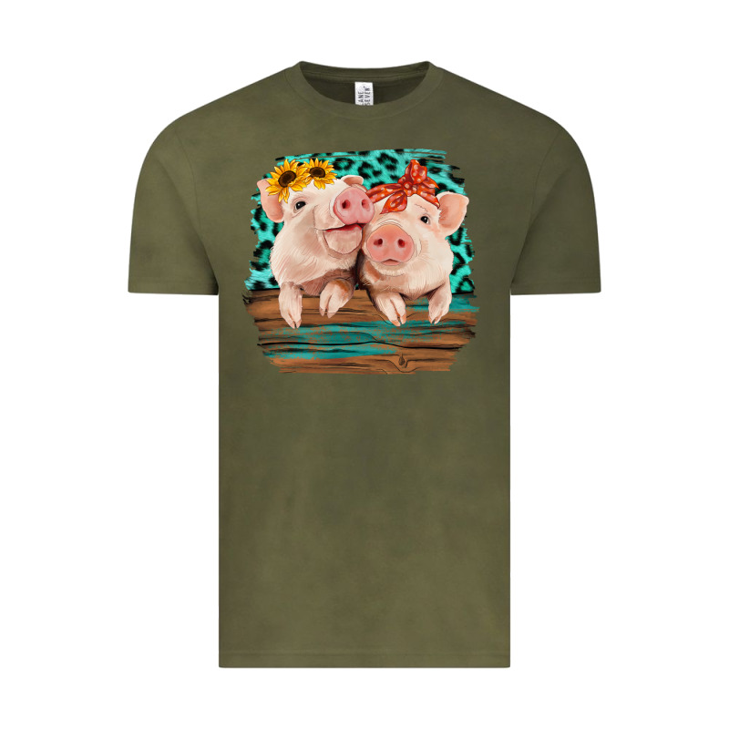 Cute Couple Pigs Vintage Tee by Bettercallsaul | Teevron