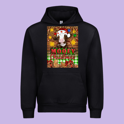 Mooey Christmas Air Freshener Urban Hoodie Designed By Artiststas