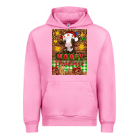 Fuchsia Pink Mooey christmas air freshener Urban Hoodie - Artiststas