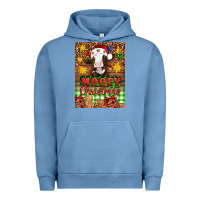 Pigment Pebble Blue Mooey christmas air freshener Urban Hoodie - Artiststas