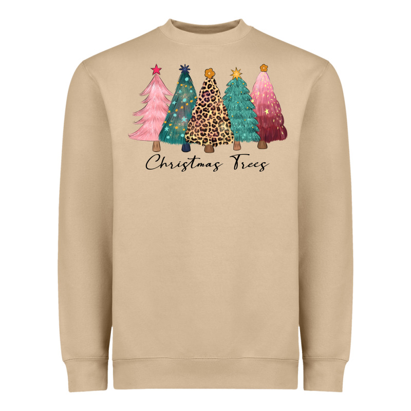 Christmas Trees Heavyweight Sweatshirt by CowGirlArtShop | Teevron