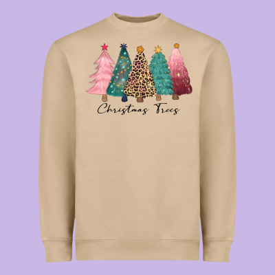 Christmas Trees Heavyweight Sweatshirt Designed By Cowgirlartshop