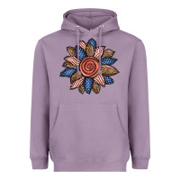 Lavender american sunflower Heavyweight Hoodie - BundleAndBundleShop