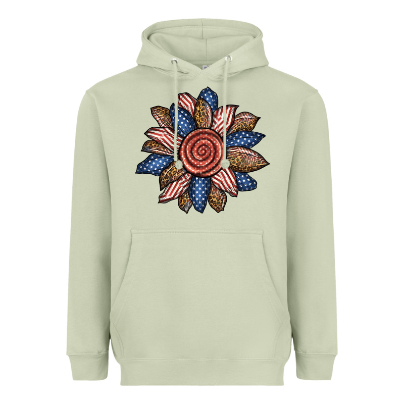 American Sunflower Heavyweight Hoodie by BundleAndBundleShop | Teevron