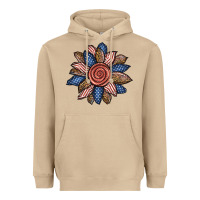 Mushroom american sunflower Heavyweight Hoodie - BundleAndBundleShop