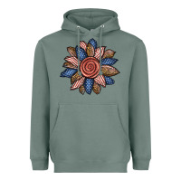 Sage american sunflower Heavyweight Hoodie - BundleAndBundleShop
