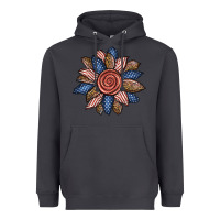 Smoke american sunflower Heavyweight Hoodie - BundleAndBundleShop