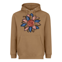 Toasted Coconut american sunflower Heavyweight Hoodie - BundleAndBundleShop