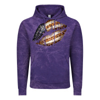 Vintage American Flag With Leopard Pattern Vintage Hoodie | Teevron