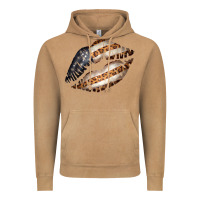 Vintage Camel Vintage American Flag With Leopard Pattern Vintage Hoodie - Bettercallsaul