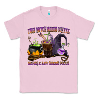 Bubblegum Pink this witch needs coffee before any hocus pocus Classic Tee - BarkalooDesign