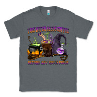 Charcoal Heather this witch needs coffee before any hocus pocus Classic Tee - BarkalooDesign