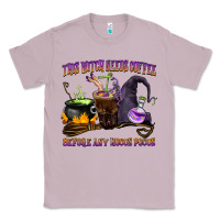 Lilac this witch needs coffee before any hocus pocus Classic Tee - BarkalooDesign