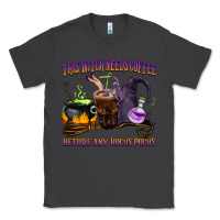 Smoke this witch needs coffee before any hocus pocus Classic Tee - BarkalooDesign