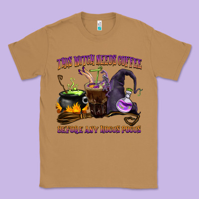 This Witch Needs Coffee Before Any Hocus Pocus Classic Tee Designed By Barkaloodesign
