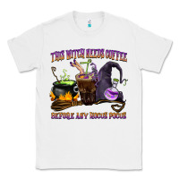 White this witch needs coffee before any hocus pocus Classic Tee - BarkalooDesign