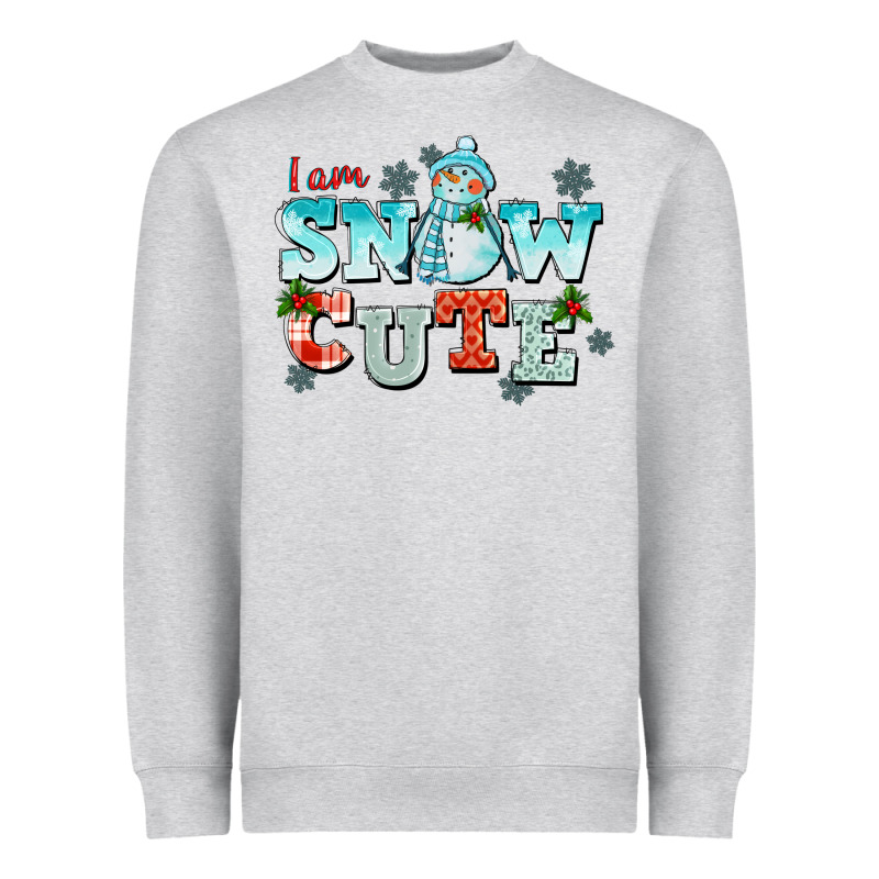 I Am Snow Cute Heavyweight Sweatshirt by CowGirlArtShop | Teevron