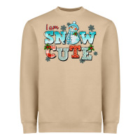 Mushroom i am snow cute Heavyweight Sweatshirt - CowGirlArtShop