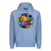 Colony Blue proud mom lgbt Premium Hoodie - FaDigitalArtStudio