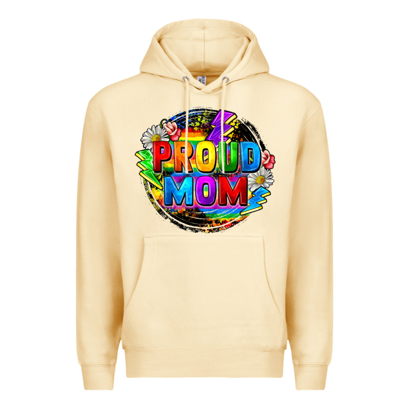 Proud Mom Lgbt Premium Hoodie by FaDigitalArtStudio | Teevron